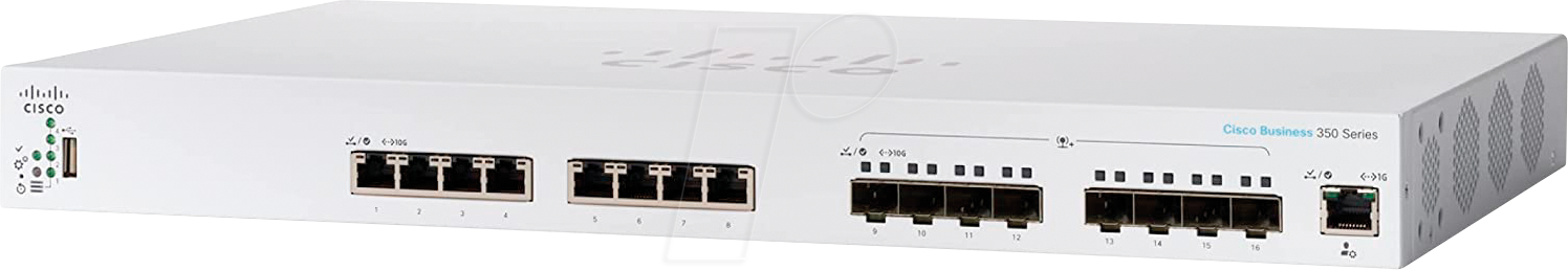 CISCO CBS35016XT - Switch, 16-Port, 10 Gigabit Ethernet, SFP+