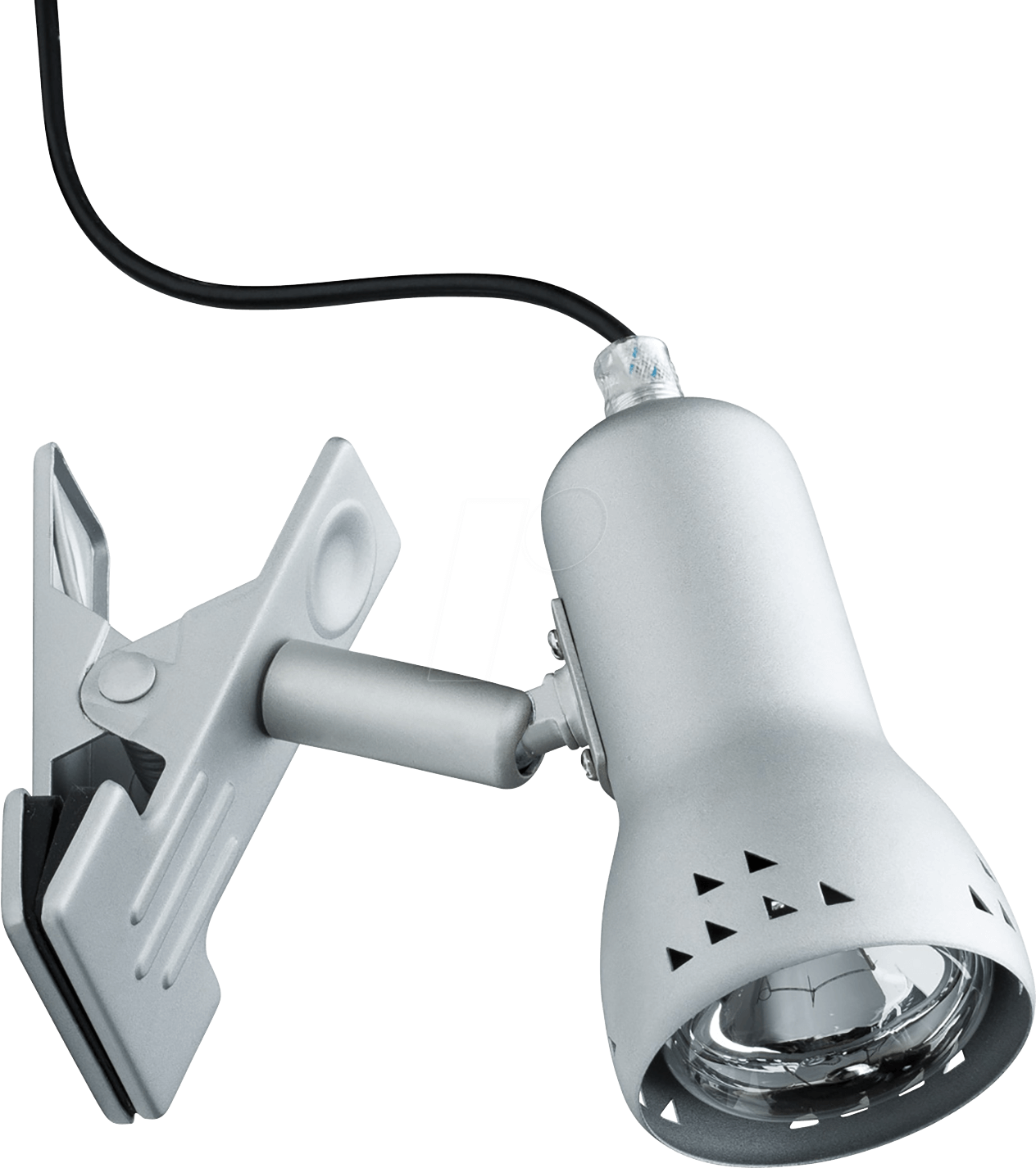 PLM 99825 - Klemmleuchte Gryps, E14, flexibel, silber