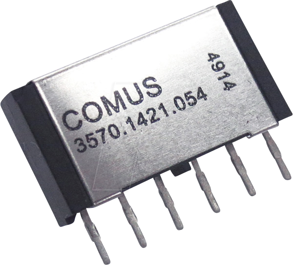 CO 3570.1421.054 - Reed-Relais 5 V DC, 10 W - 2 NO