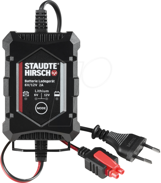 IVT SH-3.170 - Automatik-Ladegerät für Blei-, Lithiumakkus, IP20, 6 / 12 V, 2A