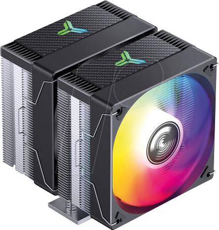 JNB 54068 - Jonsbo CR-3000E 3-Pin CPU-Kühler, Dual-Tower, RGB, schwarz