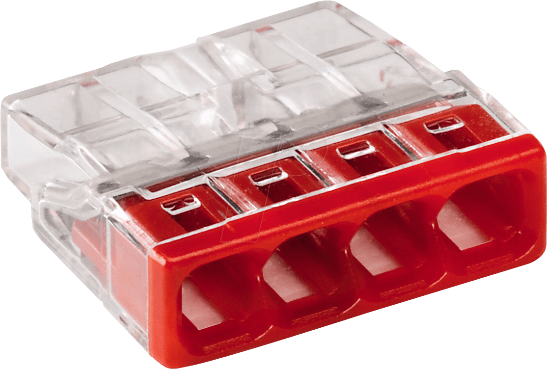 WAGO 2273-0204 - COMPACT-Verbindungsdosenklemme, 4-fach