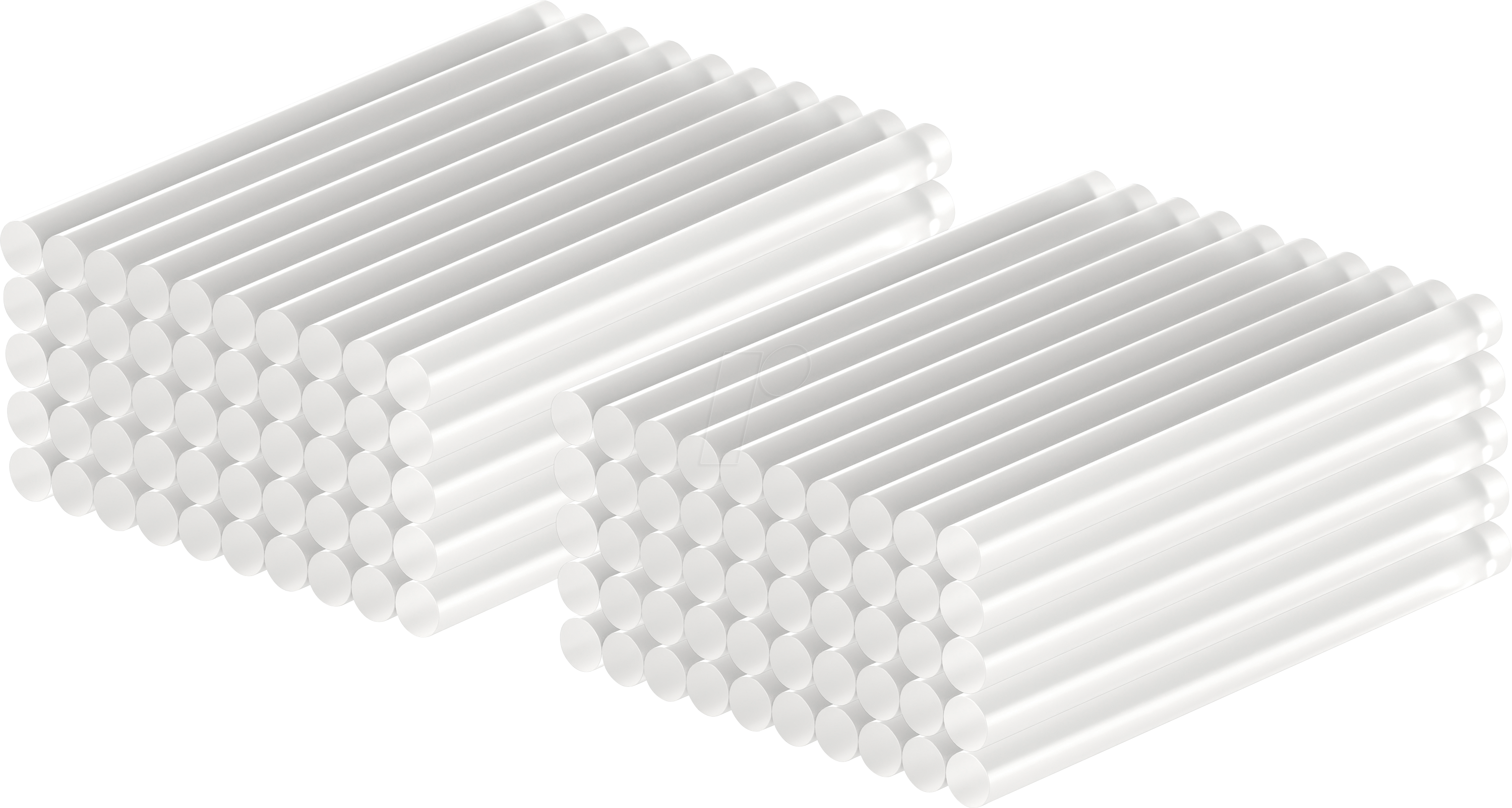 GOOBAY 77852 - Klebesticks Transparent Ø 7 mm, 100 Stück, 7 mm x 100 mm