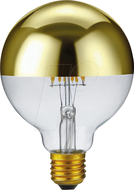 SCHI LX023880822 - LED-Lampe E27, 6,5 W, 470 lm, 2500 K, Filament, dimmbar