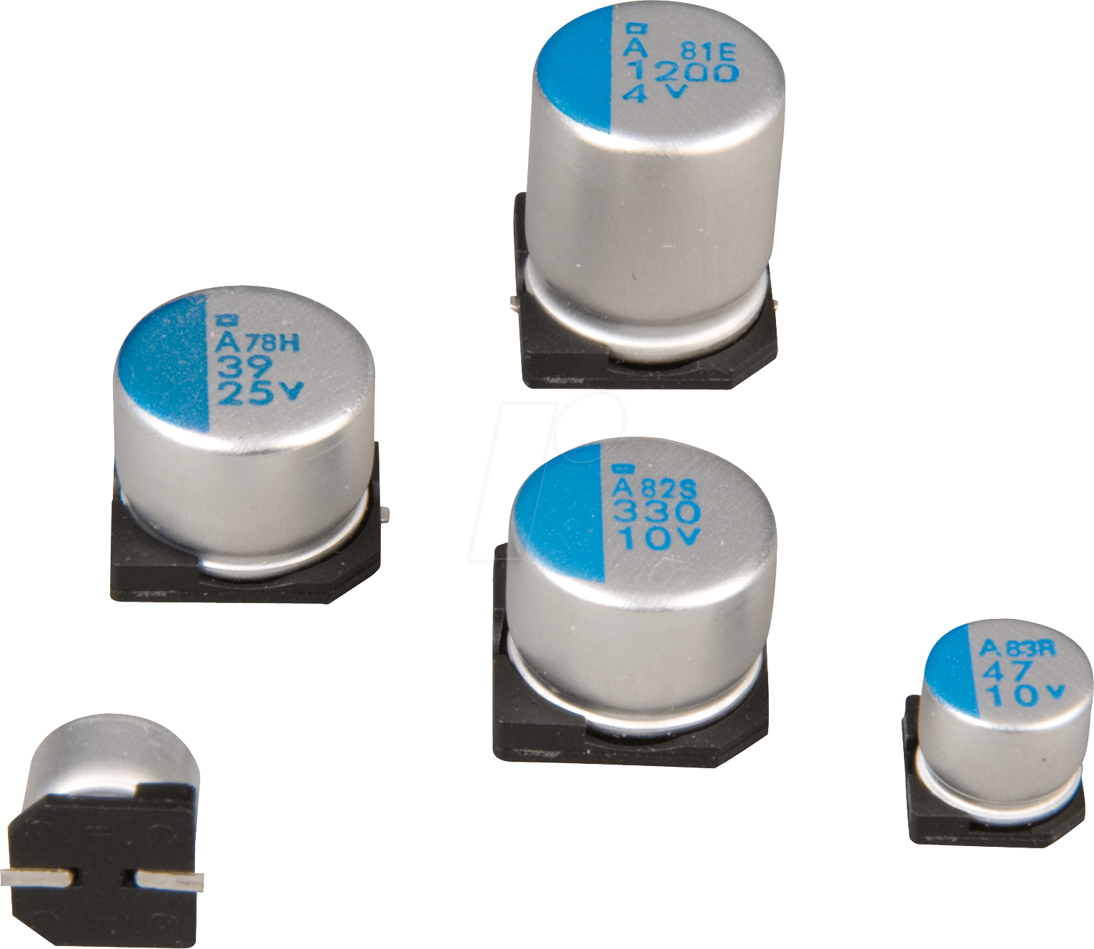 PXA 330/16 - ELKO-Polymere SMD, 330 µF, 16 V, 105°C, 10 x 12,2 mm