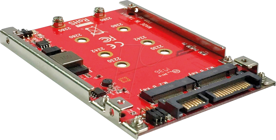 ROLINE 16014145 - SATA> 2 x intern M.2 Key-B, RAID 0/1