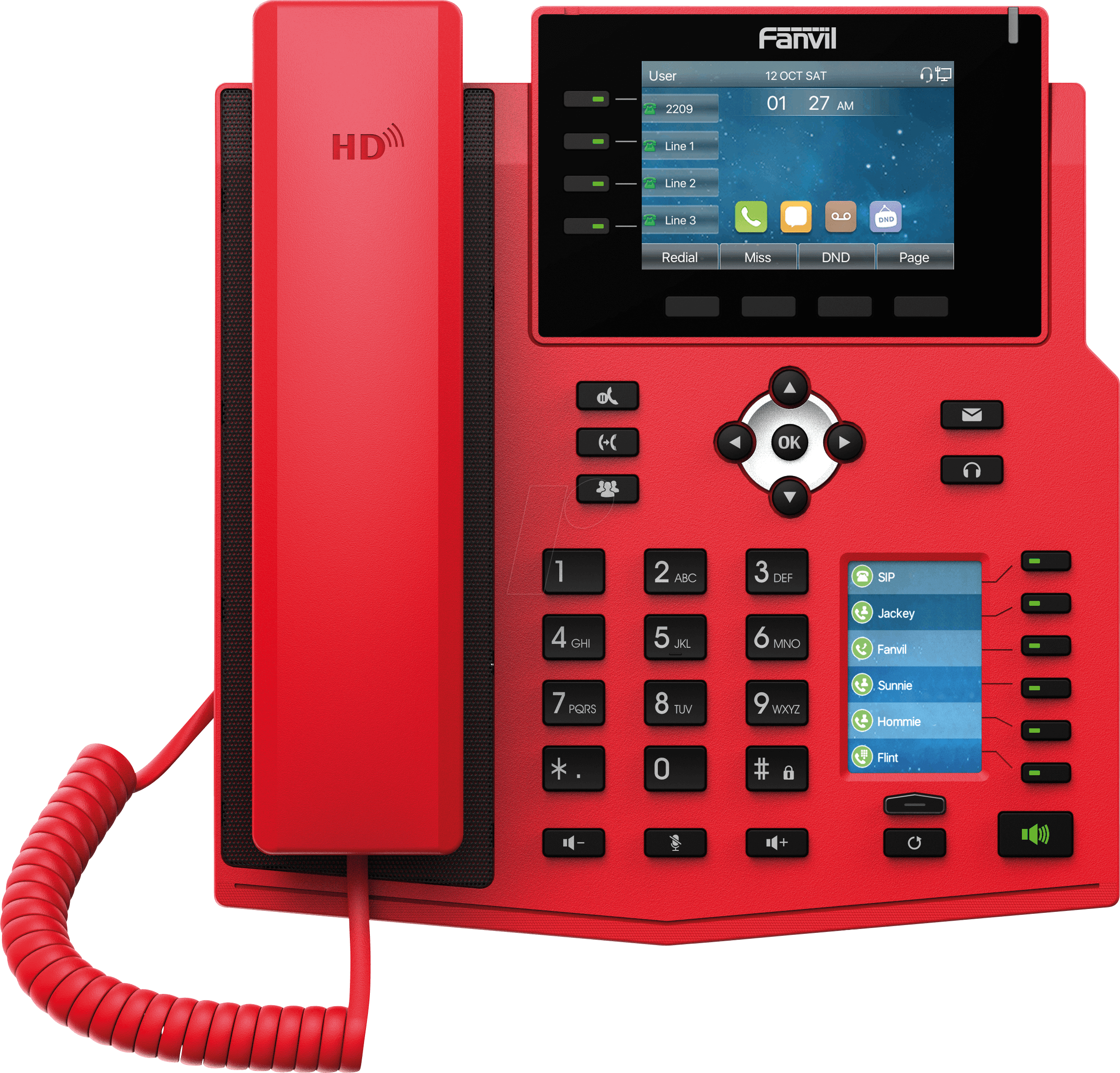 FANVIL X5U-R - Desktop IP-Telefon