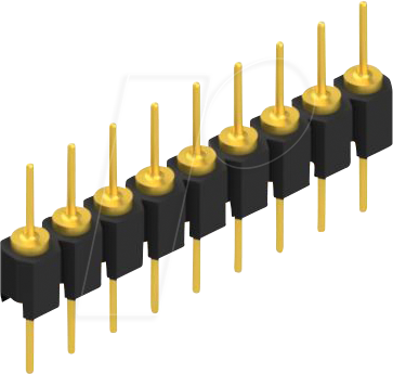 FIS MK05 9G - Stiftleiste, 1-reihig, 1 x 9 - 2,54 mm