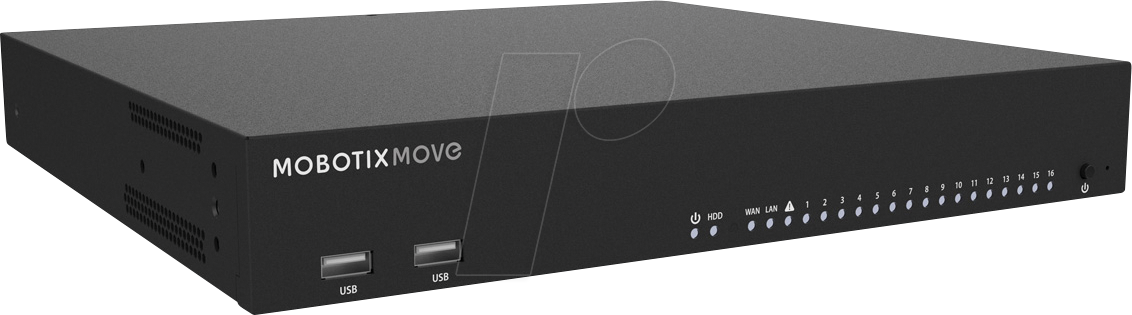 MX S-NVR1B-16POE - Netzwerk-Videorekorder 24-Kanal, PoE