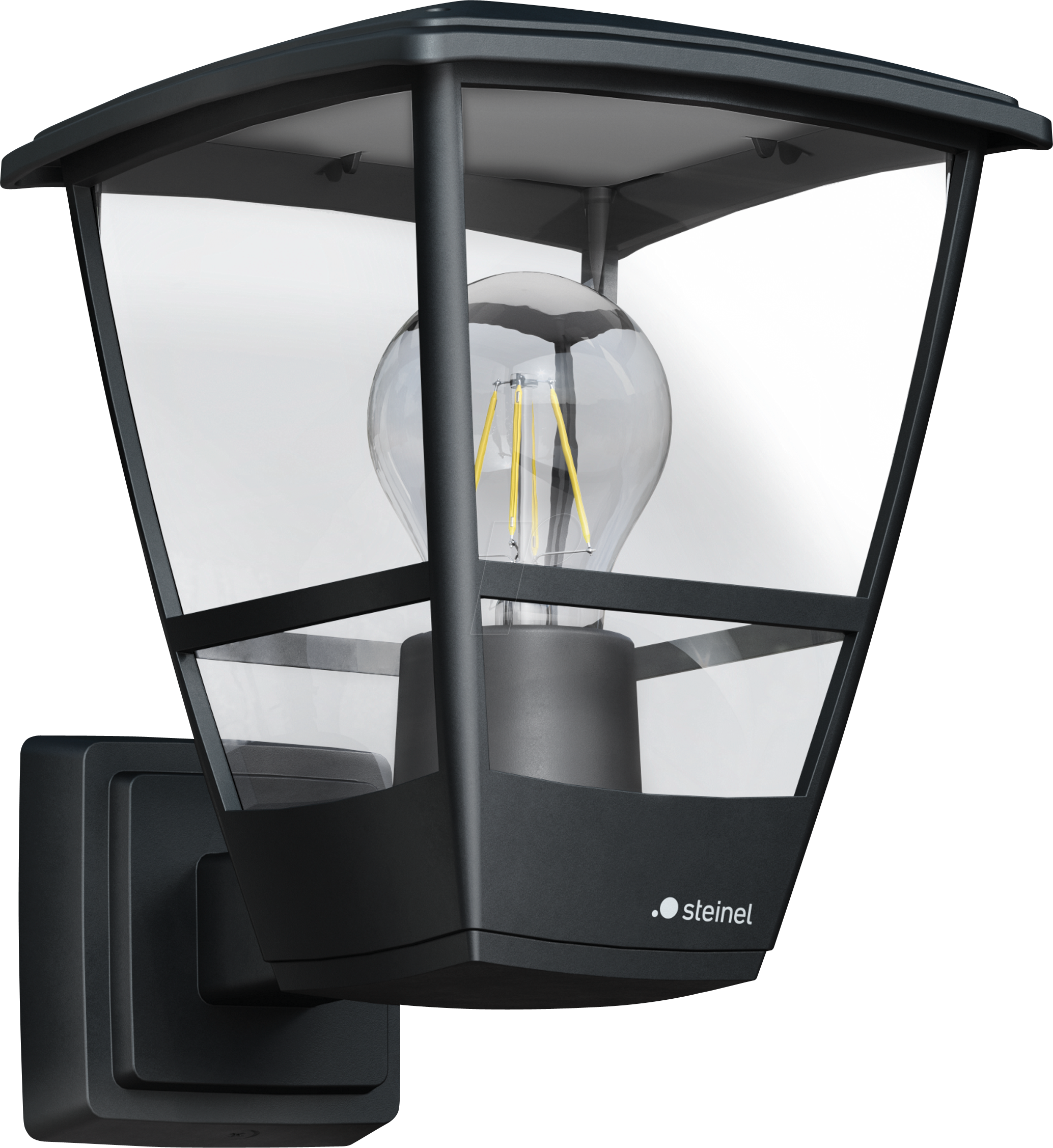 STEINEL 084752 - Wandleuchte, schwarz, E27