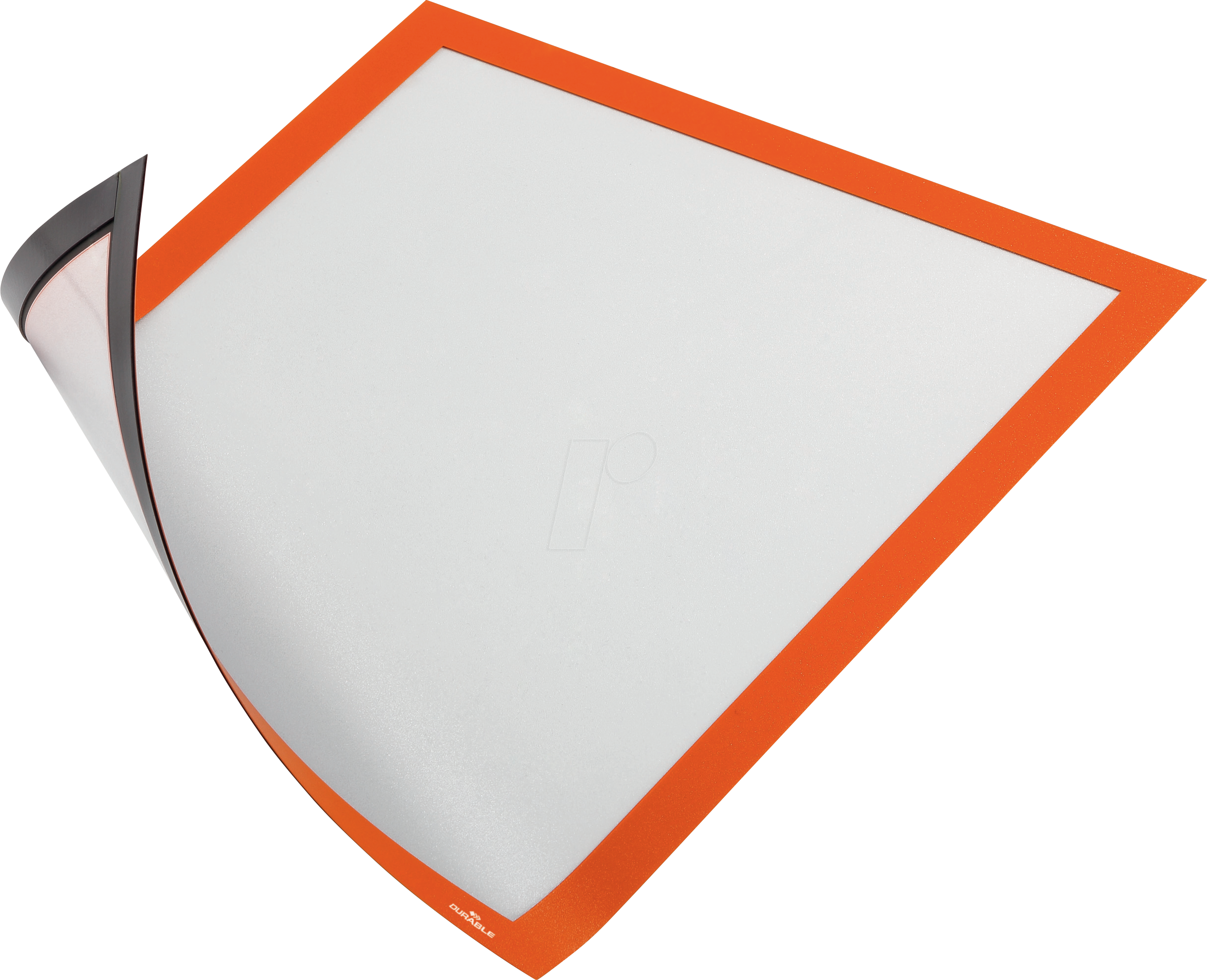 DURABLE 486909 - Info-Rahmen, A4, magnetisch, orange, 5 Stück