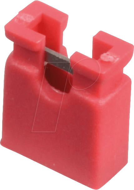 MPE 149-1-002-F1 - Jumper 2,54 mm, geöffnet, rot