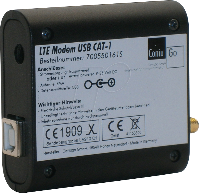 CONIU 700550161S - LTE Modem USB dualpowered CAT 1