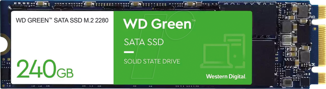 WDS240G3G0B - WD Green SATA-SSD, 240 GB, M.2