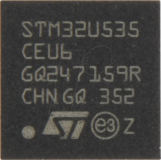 STM32U535CEU6 - Mikrocontroller, Cortex M33, 512KB Flash, UFQFPN-48