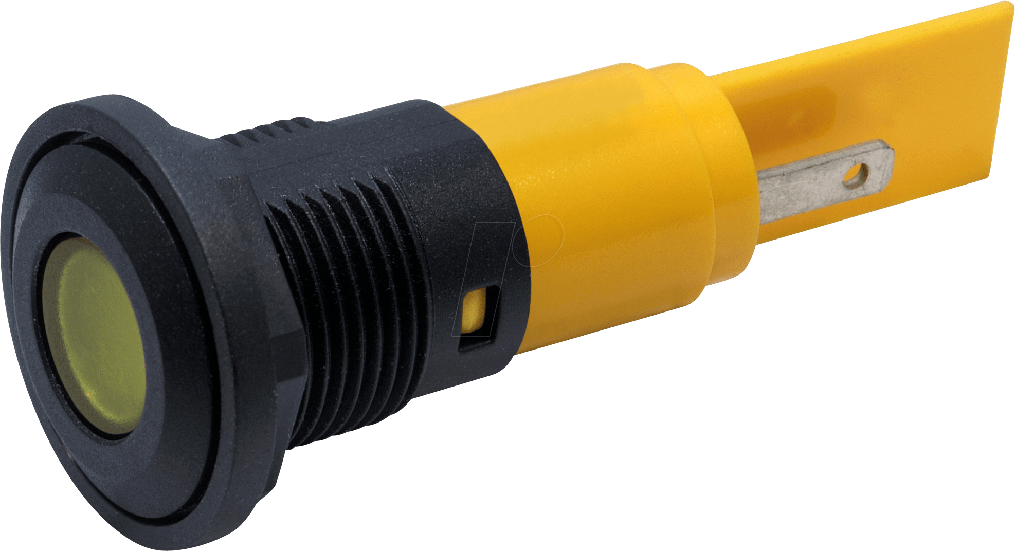 19381252 - LED-Signalleuchte, gelb, 12 VAC/VDC, Ø16 mm, 1000 mcd