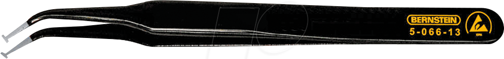 Thumbnail - BERN 5 066 13 - SMD-Pinzette, 30° gebogen, breit, 120 mm, ESD