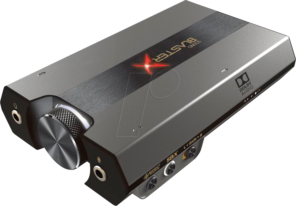 CREATIVE SBX G6 - Soundkarte, extern, Sound BlasterX G6, 7.1, 130 db SNR