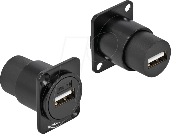 DELOCK 86784 - D-Typ Modul, USB 2.0 Typ-A, Buchse / Buchse