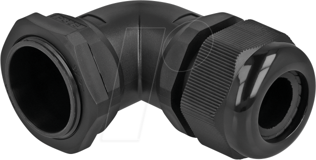 DELOCK 60337 - Kabelverschraubung 90° gewinkelt PG29, sw