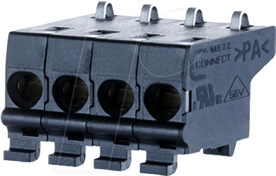 SC 02 5 - Federkraftklemme, 2-pol, Ø 0,08 - 1,5 mm, RM 5,0