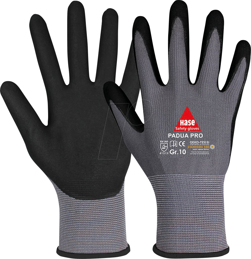 HASE 508690 9 - Sicherheitshandschuhe, Padua Pro, Gr. 9
