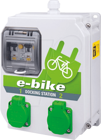 PCE 9013024 - E-Bike Dockingstation, 2-Anschlüsse