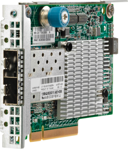 HP 534FLR-SFP+ - Netzwerkkarte, PCIe, Gigabit Ethernet, 2x SFP+