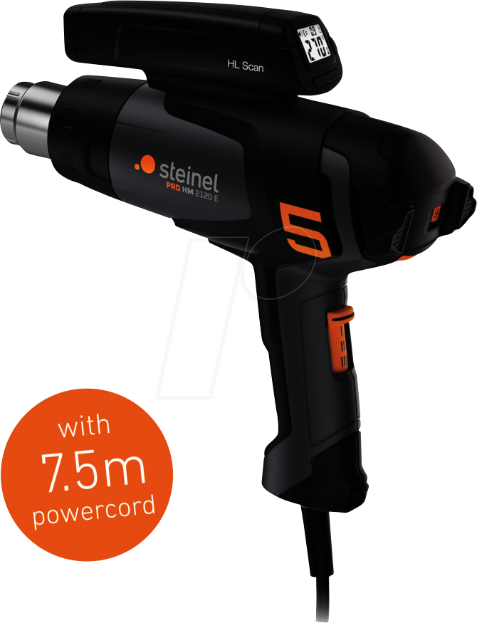 STEINEL 089658 - Heißluftgebläse HM 2120 E Carwrapper-Set