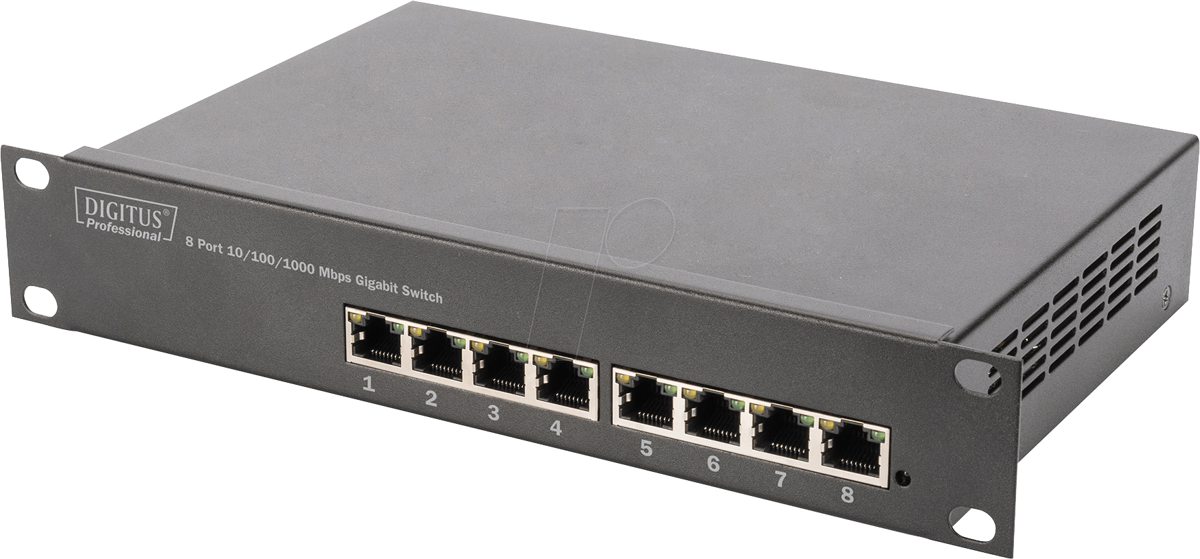 DIGITUS DN-80114 - Switch, 8-Port, Gigabit Ethernet