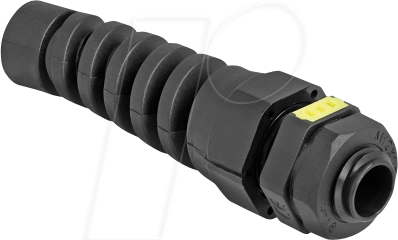 DELOCK 60624 - Kabelverschraubung M12, schwarz, IP68, 2 Stück