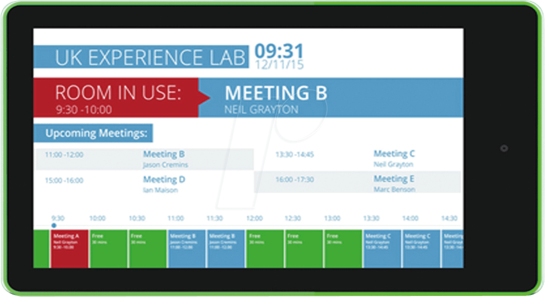 ALLNET 182897 - Raum-Manager, 25,7 cm Touch-Display