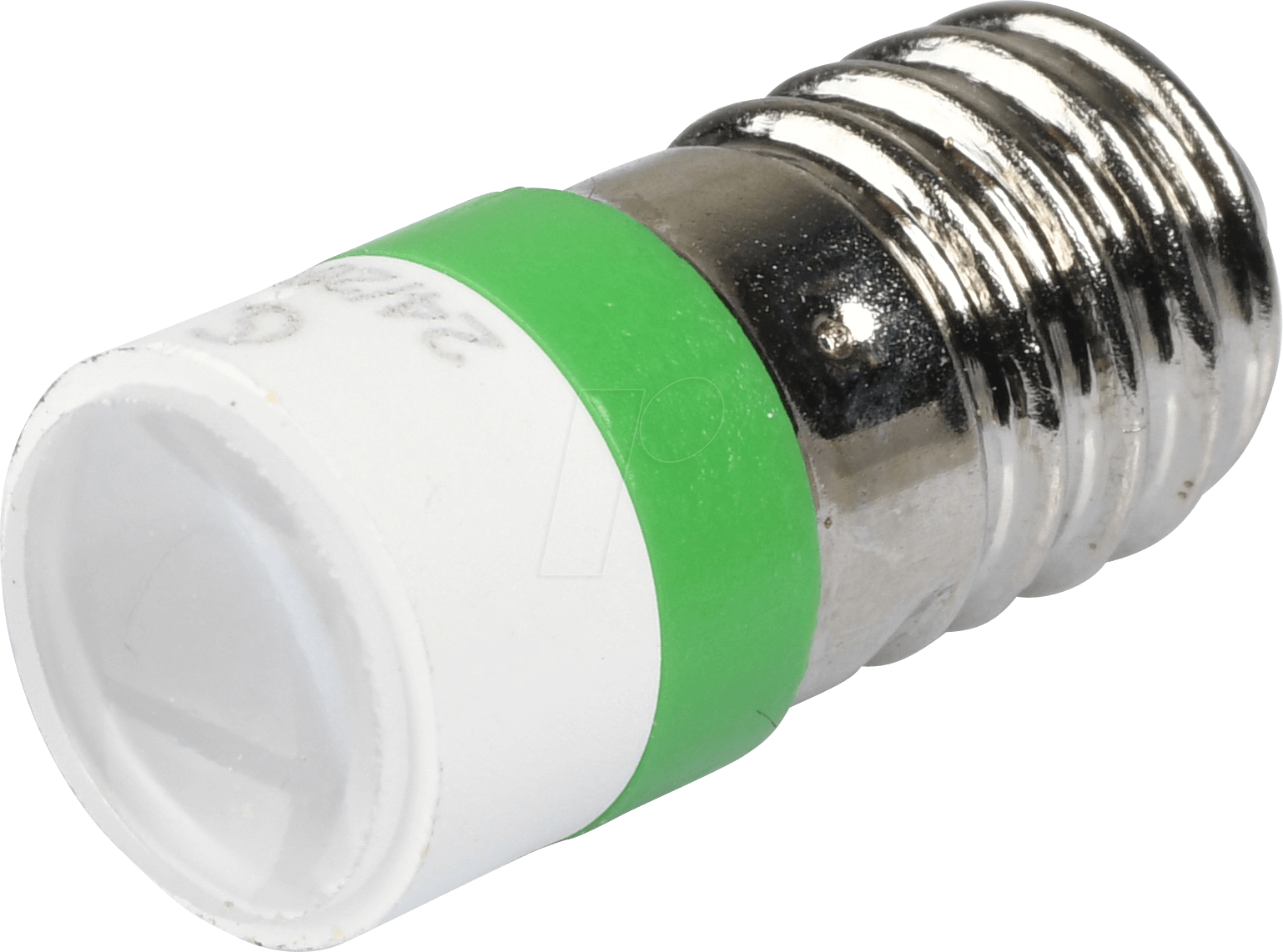 MELE 2274 - LED-Spot-Light, E10, grün, 24 V, 14800 mcd, Ø10 mm