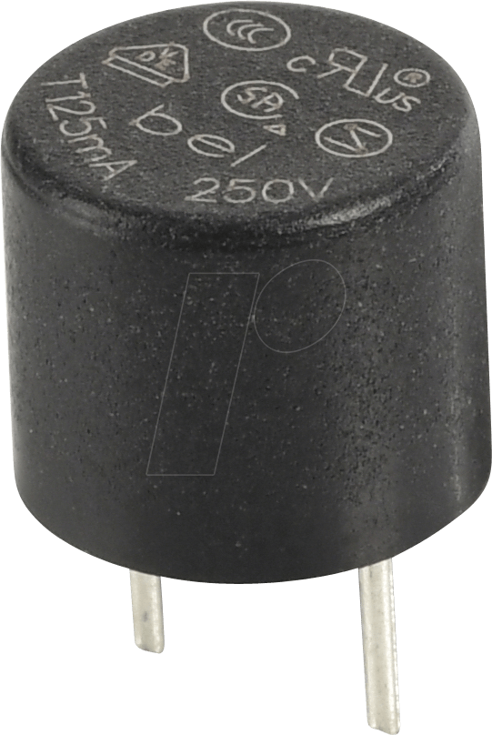 ESKA 887.117 - Kleinstsicherung, träge (t), 1A, rund