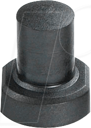 KAPPE 1S09-19.0 - Kappe für Taster 3F.., extrahoch, 19mm, sw