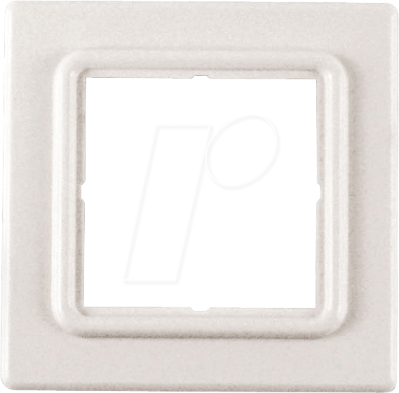 UNILAN 1400830 - Abdeckrahmen 1-fach, 80 x 80 x 5 mm, RAL9010