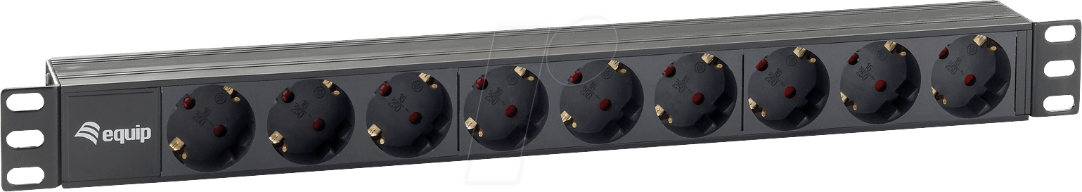 EQUIP 333282 - Steckdosenleiste für USV, 9-fach Schutzkontakt