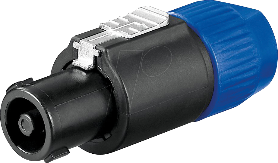 GOOBAY 50834 - PA-Lautsprecherstecker, 4-polig, schraubbar