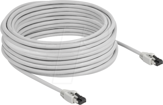 Thumbnail - DELOCK 80565 - Cat.8.1 Patchkabel, S/FTP, 15 m, grau