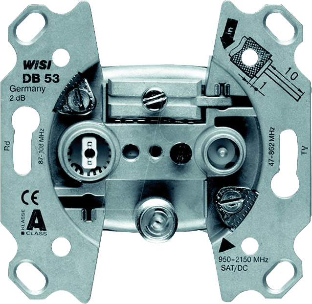 EL BJ ANT3 - Unterputz-Antenneneinsatz, 3-fach BK/SAT