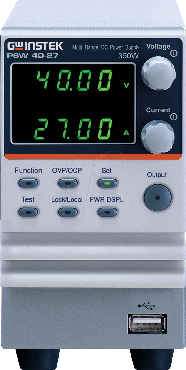 PSW 40-27 - Labornetzgerät, 0 - 40 V, 0 - 27 A, programmierbar