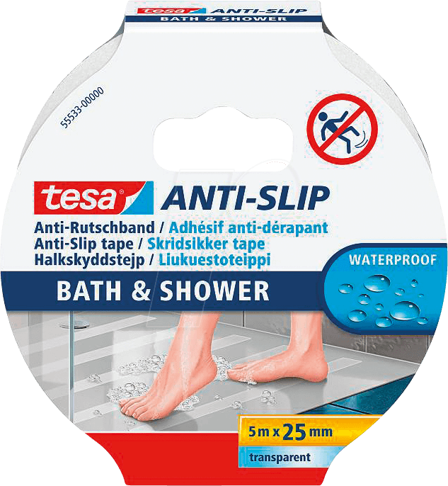 TESA 55533 - tesa® Anti-Rutschband Bad & Dusche