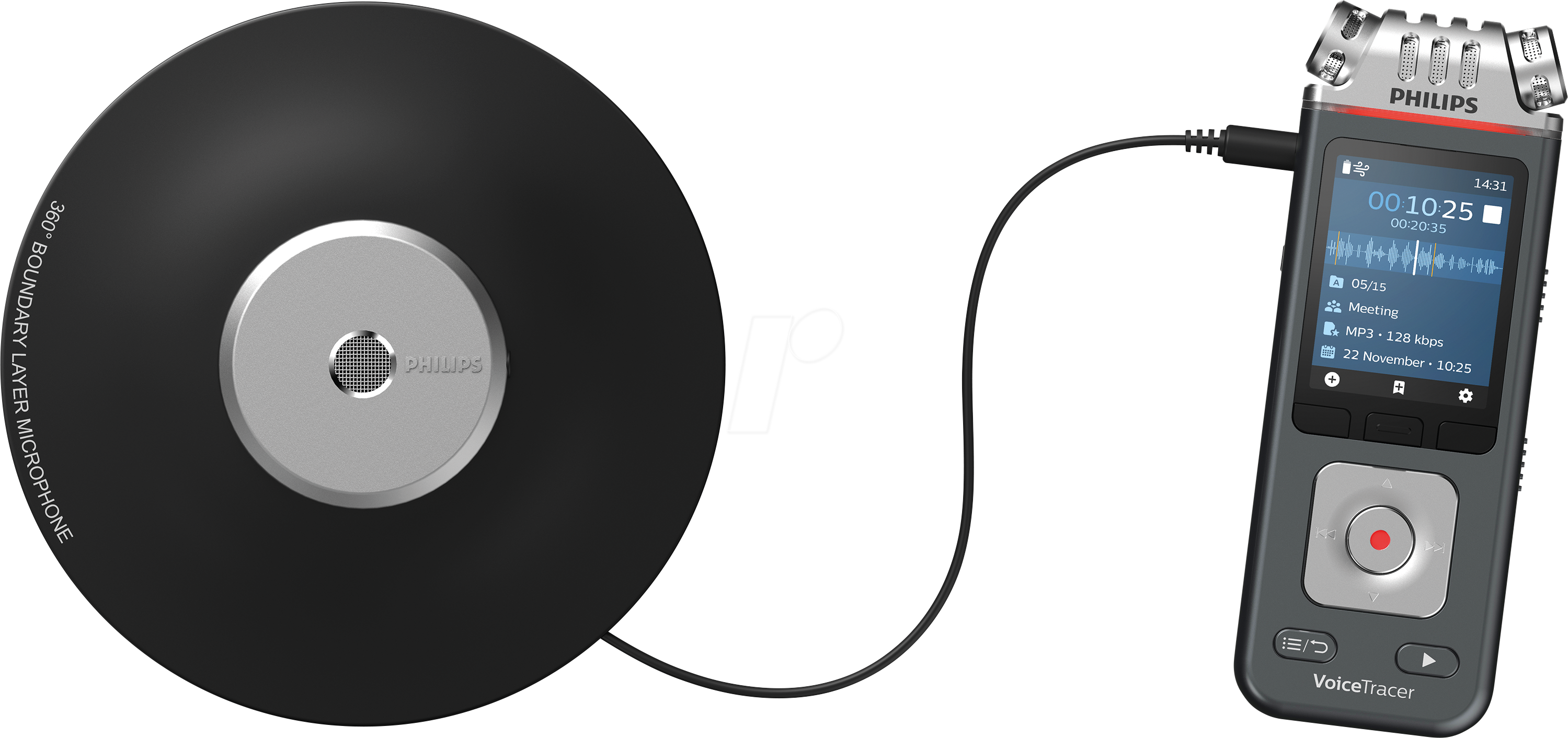 PHILIPS DVT8115 - VoiceTracer Meeting-Recorder, DVT8115