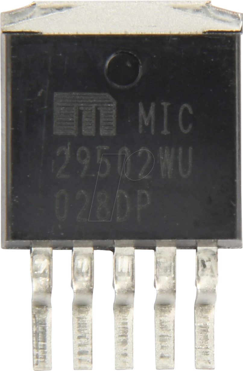 Thumbnail - MIC29502WUTR - LDO, Uout 1,25..25V, Uin 2,25..26V, 5A, DDPAK-5