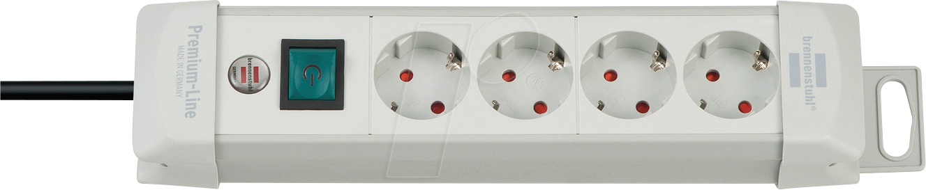BRE 1955540100 - Premium-Line, Steckdosenleiste 4-fach