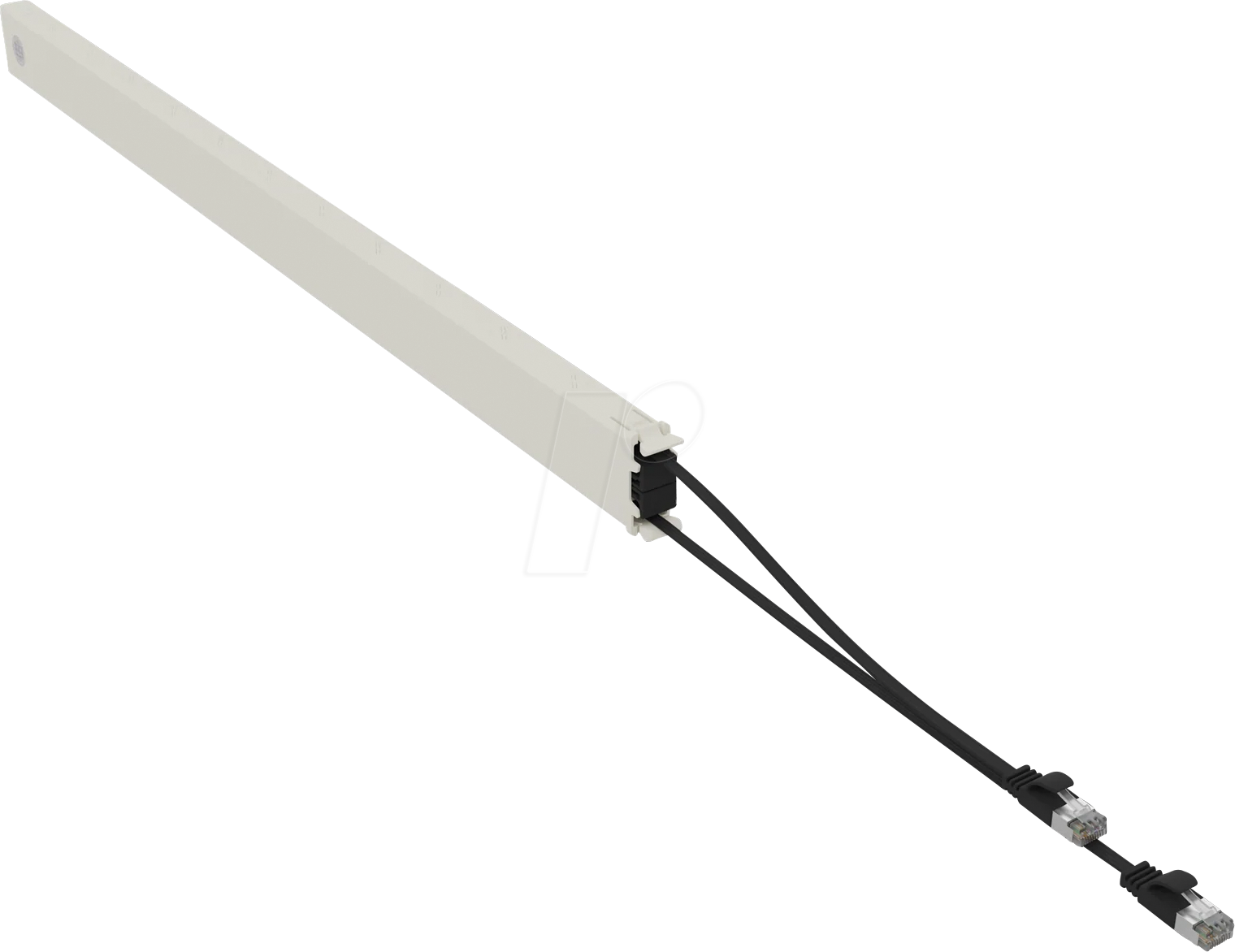 PB CONE46UTPBK - Kabelkassette, Cat.6a UTP, 2,5 m, schwarz