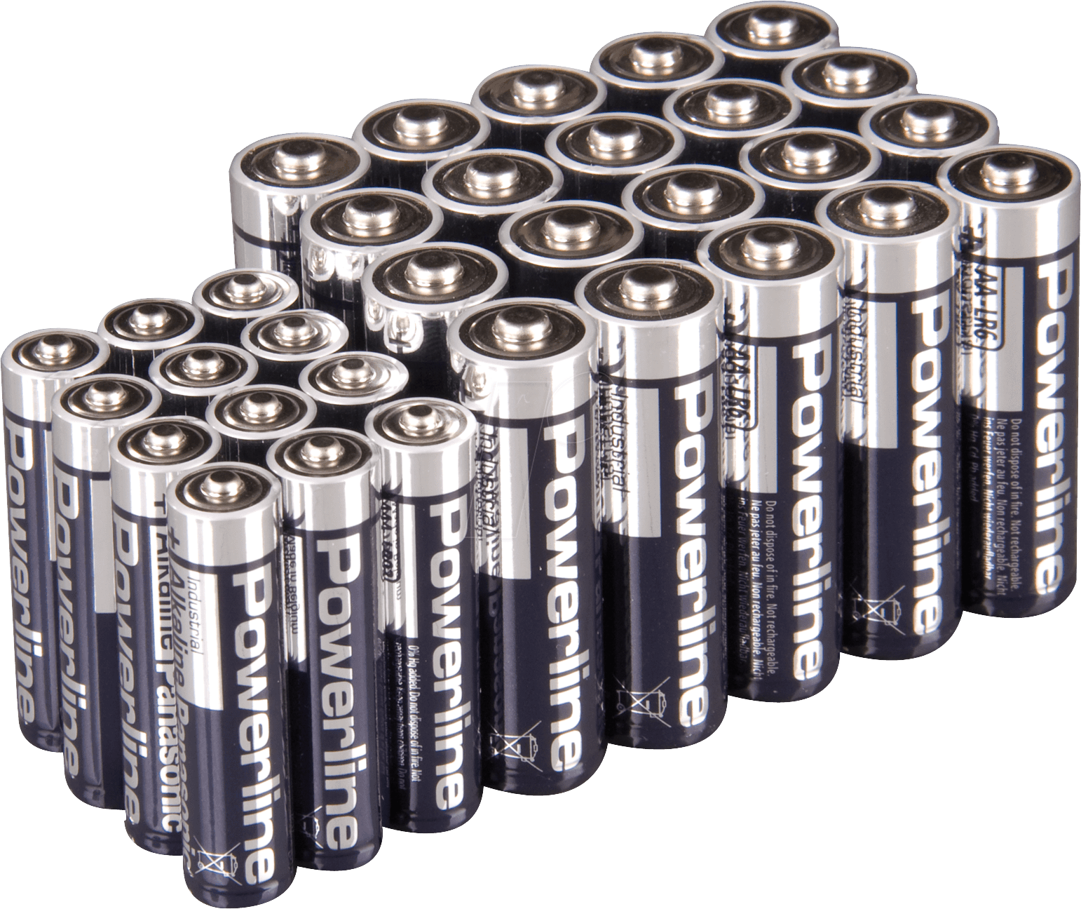 PAN AL32 PACK - Alkaline Batterie, AA (Mignon), AAA (Micro), 32er-Pack