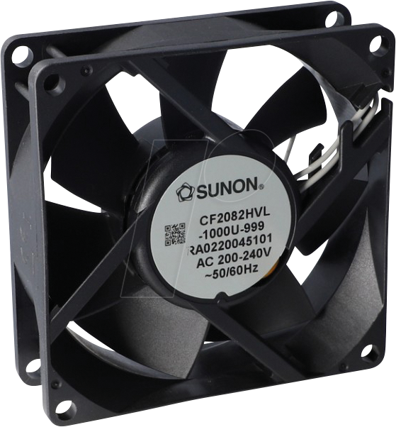 SUN CF2082HVL - Lüfter, CF axial, 230VAC, 80x80x25mm