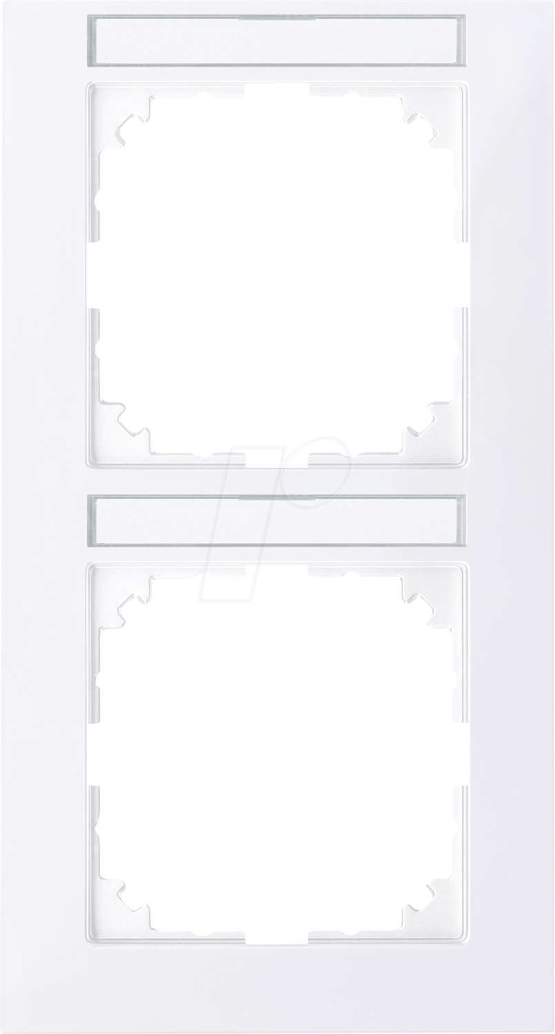 ME MPU 4022-3625 - M-PURE, Rahmen, 2-fach, aktivweiß, Beschriftungsträger, antibakt