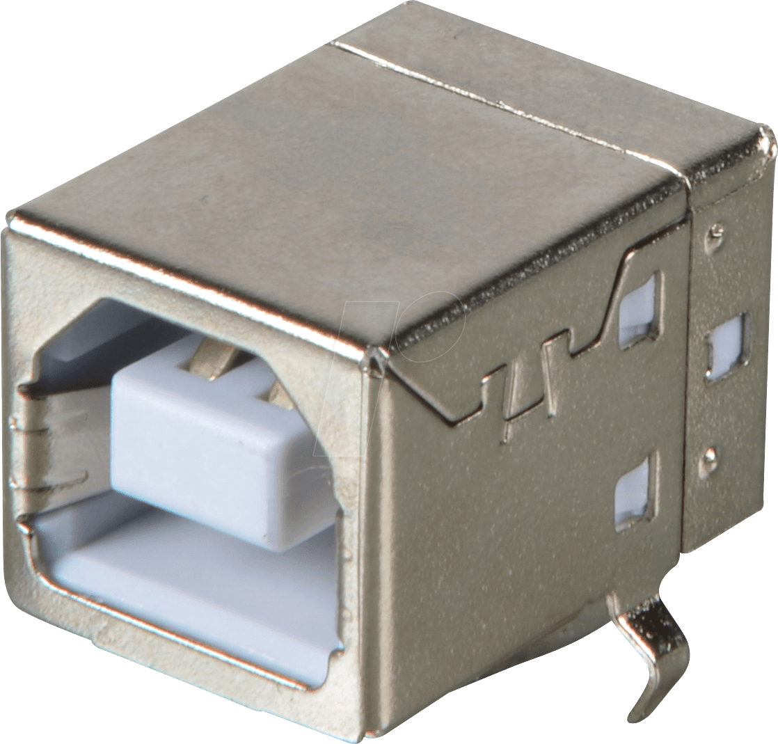 USB BW - USB-Einbaubuchse, Serie B, gew., Printmontage